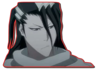 😒 addb0873 Byakuya Kuchiki Bleach Anime, Sticker, Bleach, Byakuya Kuchiki, Personaggio, Manga telegram sticker