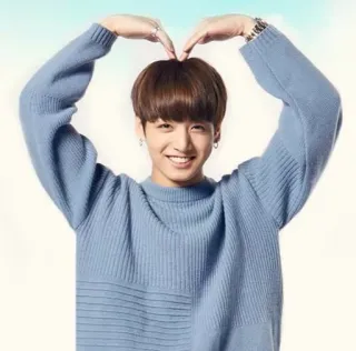 ❤ 0b80db45 Jeon Jungkook kpop, penyanyi, hati, jungkook, idola, korea, musik whatsapp sticker