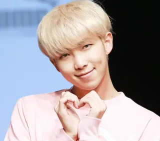 ❤ cef35248 RM RM, Kim Nam-joon, BTS, K-pop, Musisi, Penyanyi, Penulis lagu whatsapp sticker