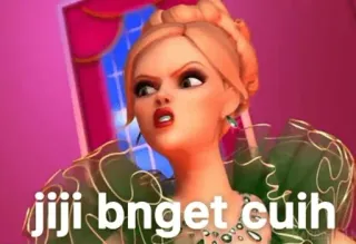 😆 82a023ce jiji bnget cuih 화난, 밈, 만화, 인도네시아어 whatsapp sticker