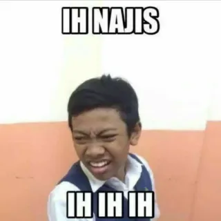 😆 cdc64853 IH NAJIS
IH IH IH 혐오, 밈, 반응, 표정 whatsapp sticker