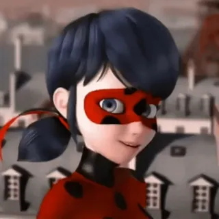 🐞 4c4072d0 Ladybug Miraculous: Tales of Ladybug & Cat Noir lieveheersbeestje, Miraculous, Miraculous: Tales of Ladybug & Cat Noir, cartoon, superheld telegram sticker