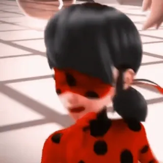 🐞 6ff1a8f6 Ladybug Miraculous: Tales of Ladybug & Cat Noir cartoon, superheld, lieveheersbeestje, Miraculous, animatie telegram sticker