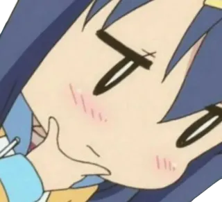 🤔 0ca2099e Anime, Mangá, Desenho animado, Pensando, Fofo, Garota telegram sticker