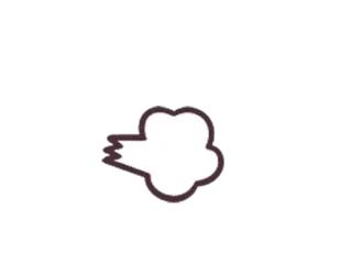 ⛅ 513c788e pum, fedor, nuvem, piada, piada, ofensivo, marrom telegram sticker