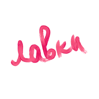 ❣️ c177bab2 Laski rayas, polaco, palabra, rosa, caligrafía, script whatsapp sticker