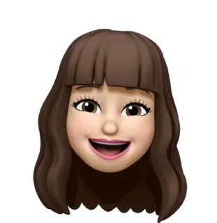 😄 faaaf9ca Avatar, Dibujo animado, Cara, Mujer, Chica, Emoji, Memoji whatsapp sticker