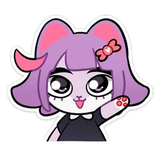 👋 1c610489 Hoạt hình, Sticker, Anime, Dễ thương, Kawaii, Nhân vật telegram sticker