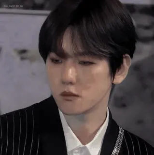 💡 492dded6 kpop, idol, exo, baekhyun, penyanyi, musik, potret telegram sticker