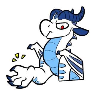 ✋ b5df74e7 龙, 卡通, 可爱, 贴纸, 搞笑 telegram sticker