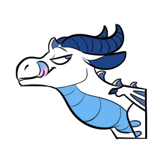 😜 bb0e684c 龙, 卡通, 可爱, 动物, 幻想 telegram sticker