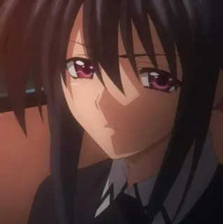 ⚡️ 6be44faf Akeno Himejima High School DxD 动漫, 女孩, 朱乃, 姬岛, High School DxD telegram sticker