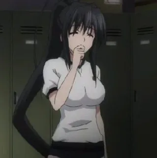 ⚡️ dba7adbe 动漫, 角色, 女性, 校服, 更衣室 telegram sticker