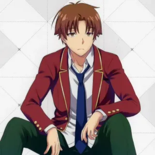 🙃 04173fe0 Kiyotaka Ayanokoji Classroom of the Elite 애니메이션, 캐릭터, 교복, 어서 오세요 실력지상주의 교실에, 아야노코지 키요타카, 만화 telegram sticker