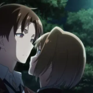 🙃 1526db32 애니메이션, 커플, 로맨스, 사랑, 만화 telegram sticker