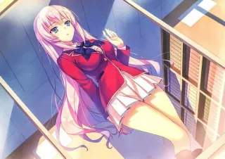 🙃 eeaf0a8b 애니메이션, 소녀, 교복, 만화, 학생 telegram sticker