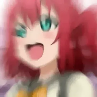 😆 430d991a Anime, Desenho animado, Animada, Alegre, Menina telegram sticker