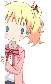 😐 e1965960 anime, fofo, menina, chibi, desenho animado telegram sticker