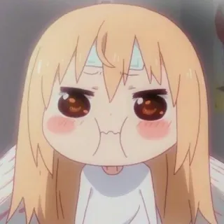 🥺 ead27262 Umaru Doma Himouto! Umaru-chan Anime, Mangá, Umaru, Himouto, Fofo, Chibi, Rabisco telegram sticker