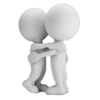 🫥 4d8a5930 abbraccio, amore, supporto, amicizia, cura, empatia telegram sticker