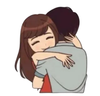 🤗 40c6b07d 拥抱, 情侣, 爱, 关系, 感情 telegram sticker