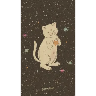 ✨ b5bea11d Space & Space kucing, bintang, luar angkasa, planet, imut, anak kucing telegram sticker