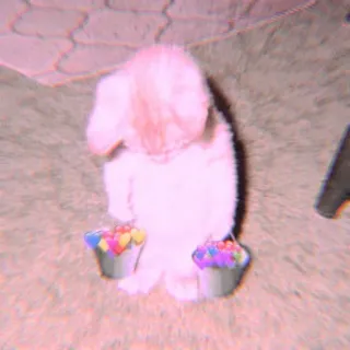 🐾 2bc4c958 thỏ, phục sinh, thỏ con, dễ thương, xô, nhiều màu telegram sticker