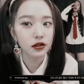 🥢 dee08578 Wonyoung WONYOUNG kpop, idol, promi, porträt whatsapp sticker