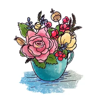 CakesAndFlowers telegram stickers