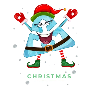 🎅 1715fa3d cartoon, elf, christmas, holiday, funny, festive telegram sticker