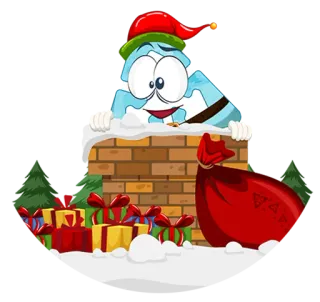🎁 8760f898 christmas, elf, gifts, snow, holiday, cartoon, winter telegram sticker