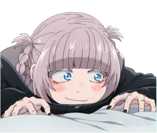 🙂 5d77ab11 Anime, Garota, Fofo, Desenho animado, Feliz telegram sticker