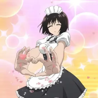 💈 23c60ce4 Maid, Anime, Herz, Liebe, Süß telegram sticker