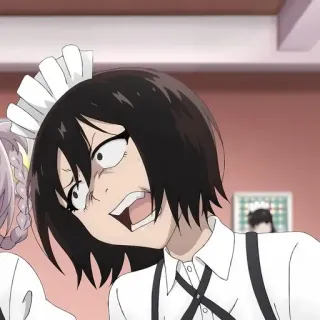 💈 e457c2ad Anime, Maid, Lustig, Geschockt telegram sticker