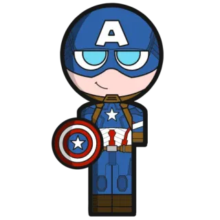 CAPITAN AMERICA @amadolls whatsapp stickers