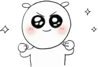 ✊ 4daa2a0a 卡通, 可爱, 动物, 闪光 telegram sticker