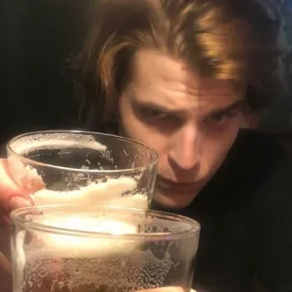 🍻 6bcc3cd6 ビール, 飲み物, アルコール, 男, ポートレート telegram sticker