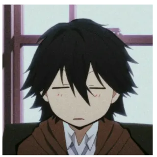 🍃 8324efaf Anime, Cartoon, Schläfrig, Niedlich, Charakter, Fanart telegram sticker