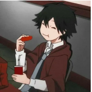 🍃 9811fecb Anime, Essen, Cartoon, Figur telegram sticker