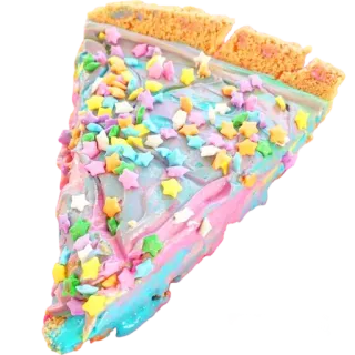 🍕 3a4fc347 Pizza, Einhorn, Dessert, Bunt, Essen whatsapp sticker
