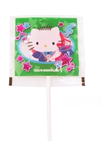 🍭 e609ded9 Hello Kitty hello kitty, sanrio, lutscher, musik, sterne, süß whatsapp sticker