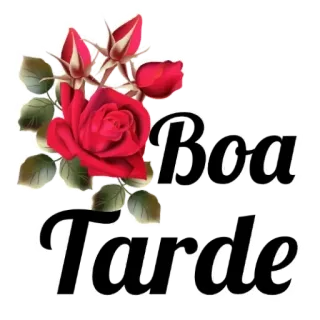 😊 12335f7b Boa Tarde boa tarde, flores, rosas, saudação, boa tarde telegram sticker