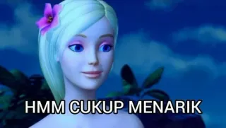 🌟 010e4d03 HMM CUKUP MENARIK Meme, Biểu cảm, Thú vị, Phim hoạt hình telegram sticker