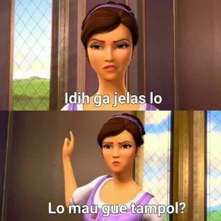🌟 b01d9234 Idih ga jelas lo
Lo mau gue tampol? Meme, Phim hoạt hình, Indonesia, Đe dọa, Mỉa mai telegram sticker