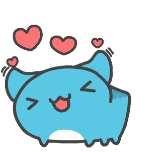 🥰 a59dcfd9 kucing, cinta, imut, kartun, hati, hewan, kawaii, stiker telegram sticker