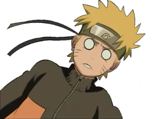 😰 779090d1 Naruto anime, manga, naruto, uzumaki, impactado, sorprendido telegram sticker