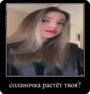 🌟 5f316b40 соланочка растёт твоя? whatsapp sticker