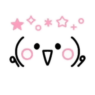 😂 7eee26f9 каваий, милый, эмодзи, лицо, розовый, звезды, мультфильм telegram sticker
