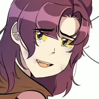 ♠️ 6a6b570f animé, pleurer, triste, larmes, émotionnel telegram sticker