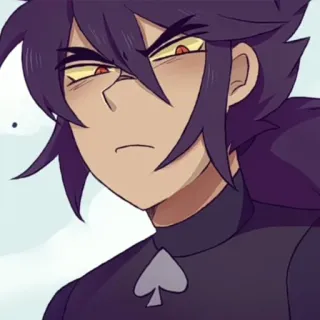 ♠️ 8aa02cb3 Anime, Dessin animé, Pique, Irrité telegram sticker